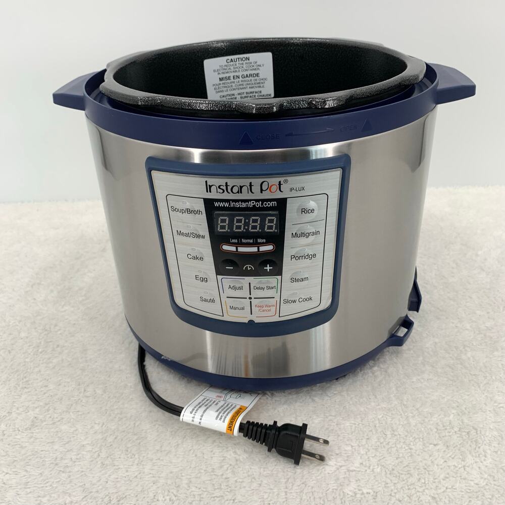 Instant Pot IP-LUX Blue 60 Pressure Cooker Heating Base & Power Cord 6qt Works